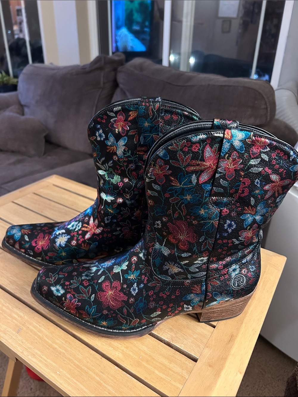 Roper Black Ingrid Boots Western Size 11